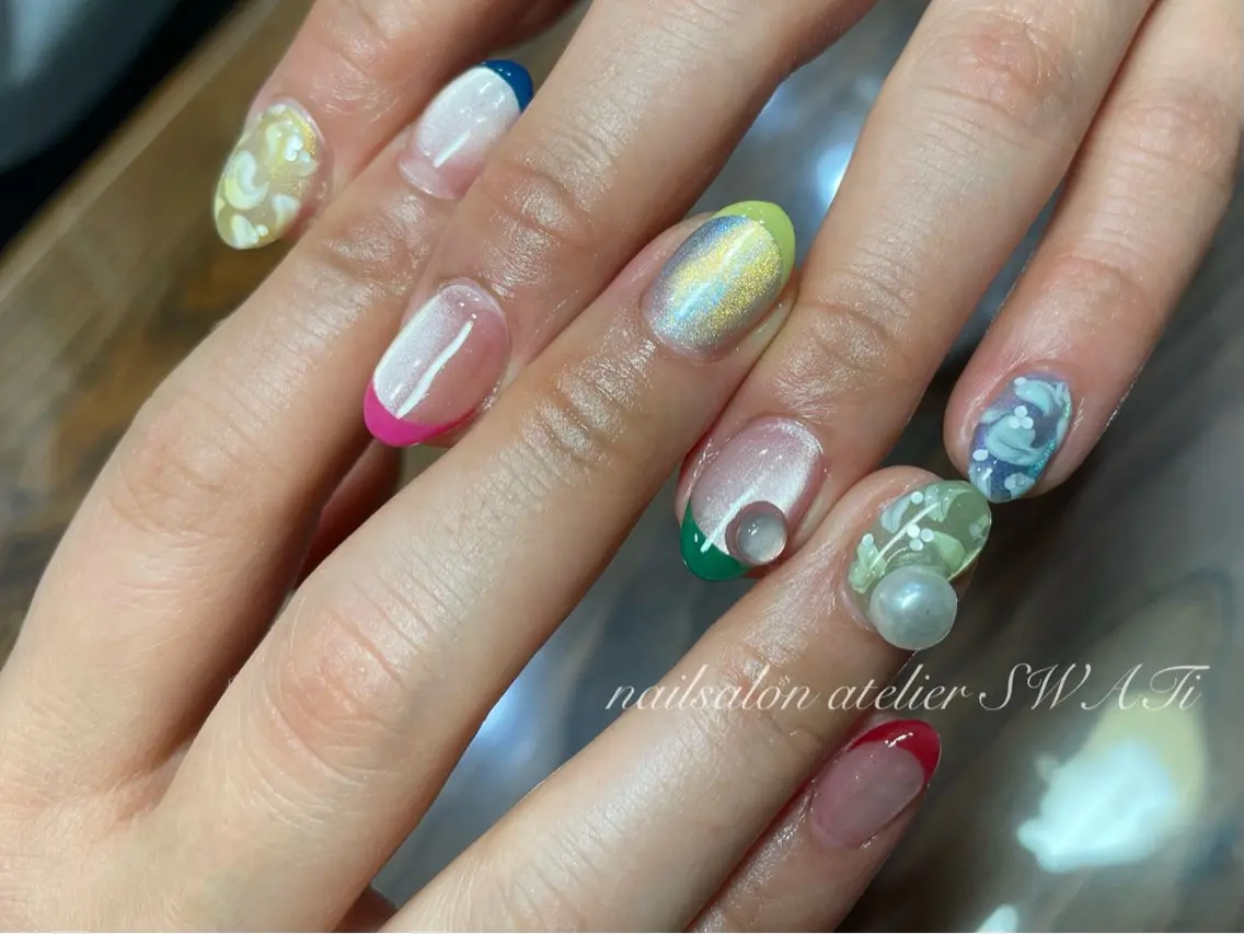 ネイル アートネイル ハンドネイル nailsalon SWATiのネイルデザイン