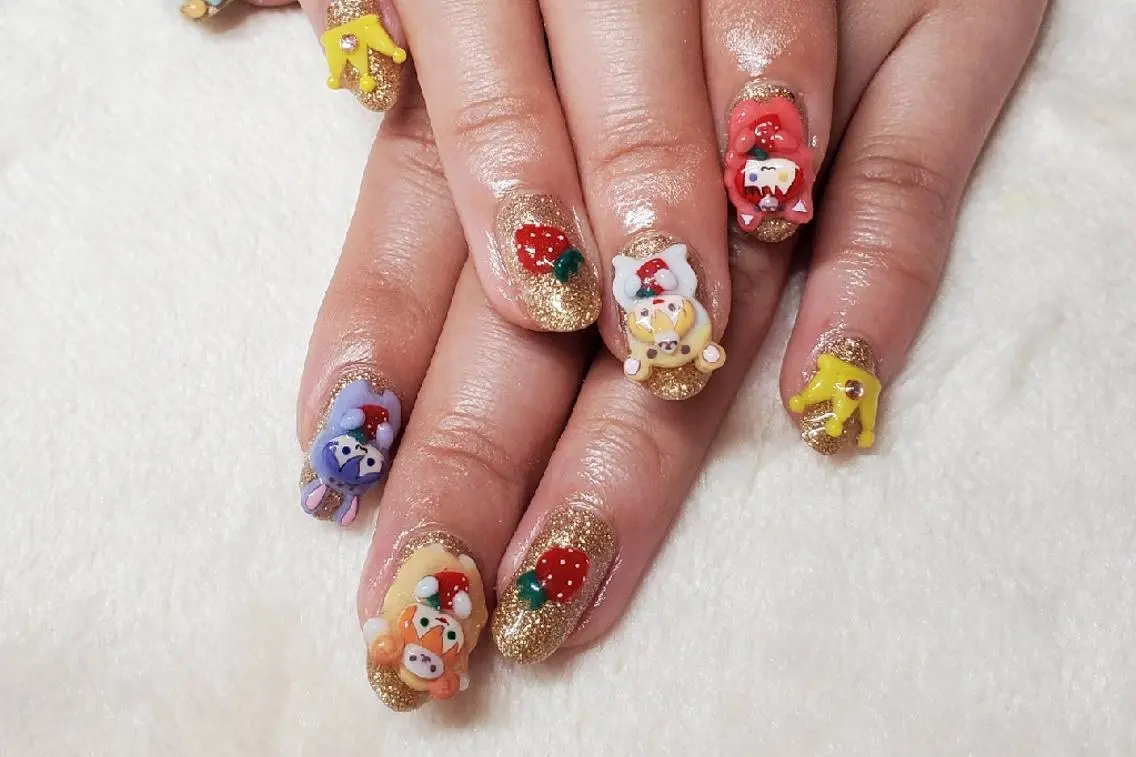ネイル アートネイル ジェルネイル おで@ oderi_nailのネイルデザイン