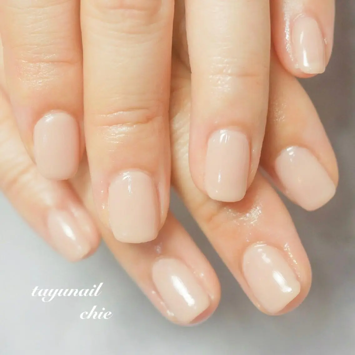 ネイル ブルー ジェルネイル ワンカラーネイル パラジェル 春ネイル ネイルサロン 【たゆnail】のネイルデザイン