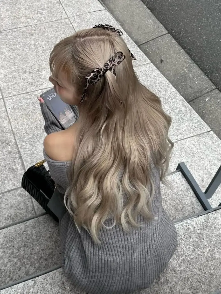 カラー ヘアカラー トリートメント 透明感カラー🎀艶髪 Anju/渋谷🎀のヘアスタイル