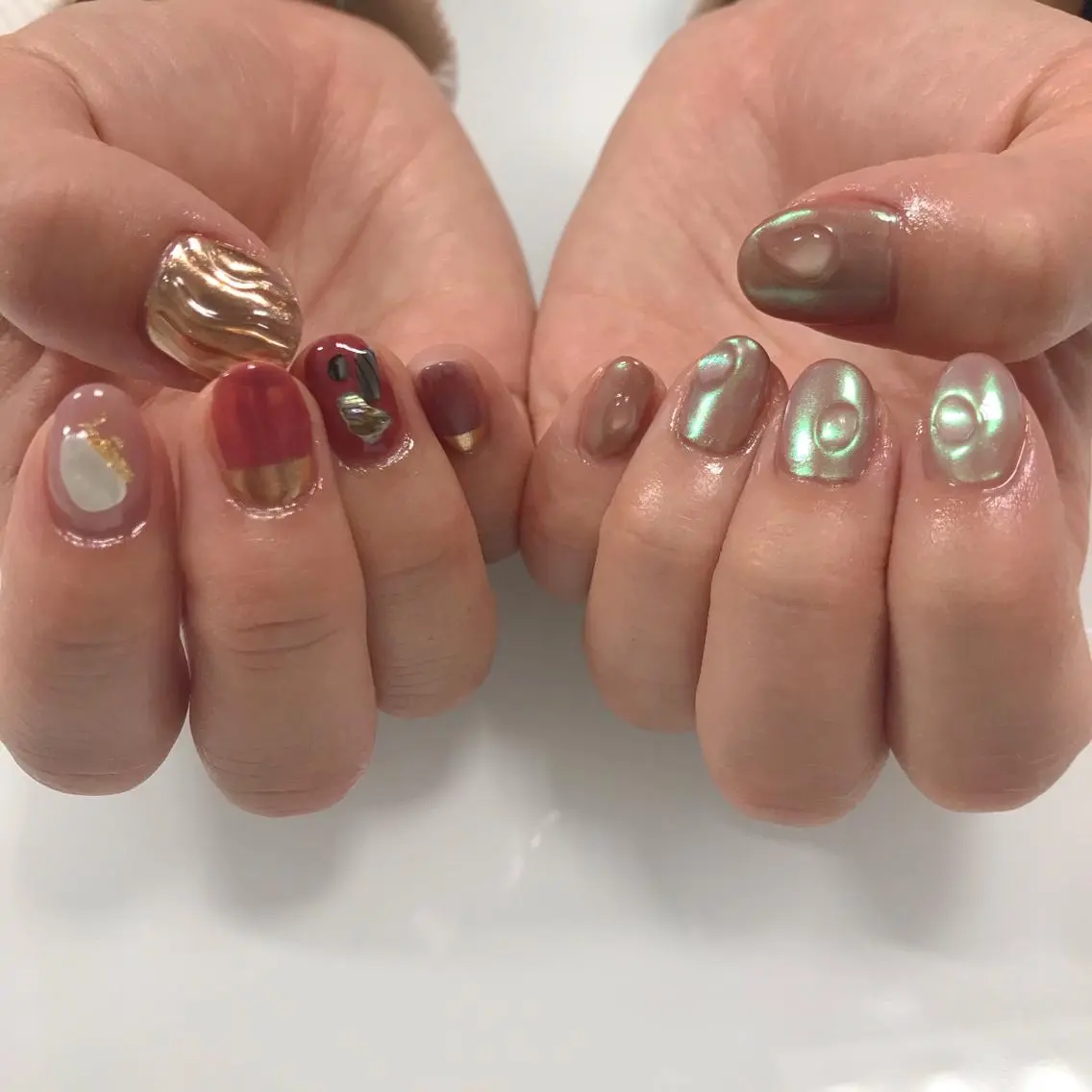 ネイル ニュアンスネイル ハンドネイル MoonLight MIHOのネイルデザイン