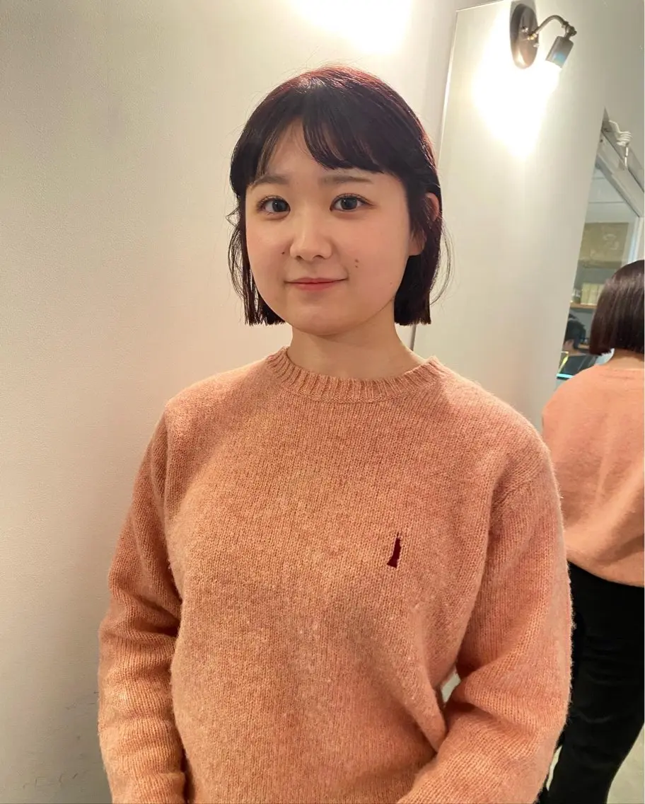ショート カラー カット ヘアカラー 竹内 柚子のヘアスタイル