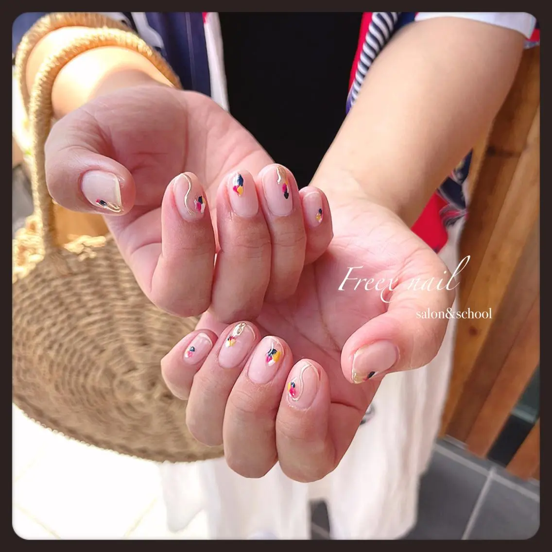 ネイル マットネイル ハンドネイル ハンドケア freex nail /ニュアンス/個性派のネイルデザイン