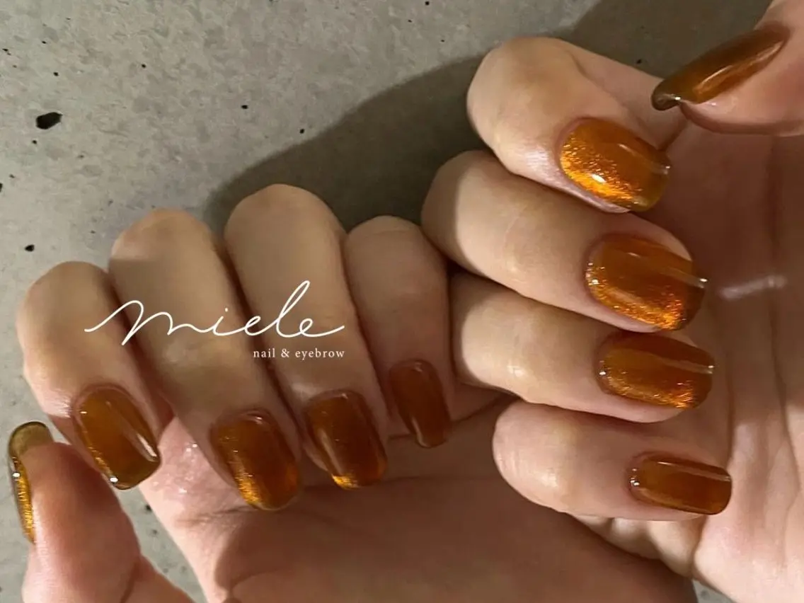 ネイル ハンドネイル miele【ミエレ】 海外シンプルデザインのネイルデザイン