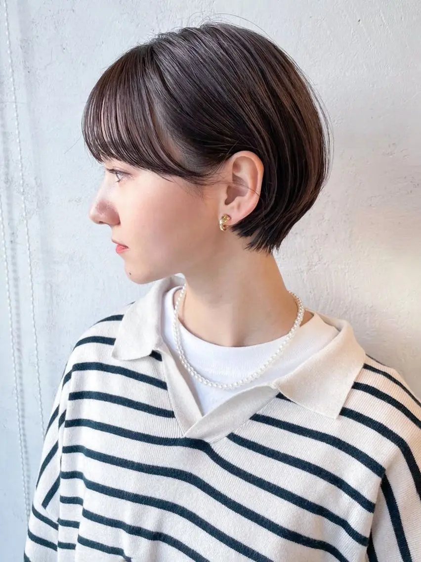 ショート 透明感カラー 🦙なりたりみのヘアスタイル