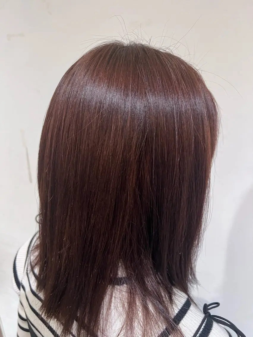 カラー ベージュカラー ブラウンカラー ブラウンベージュ カット ヘアカラー soyon 心斎橋店のヘアスタイル