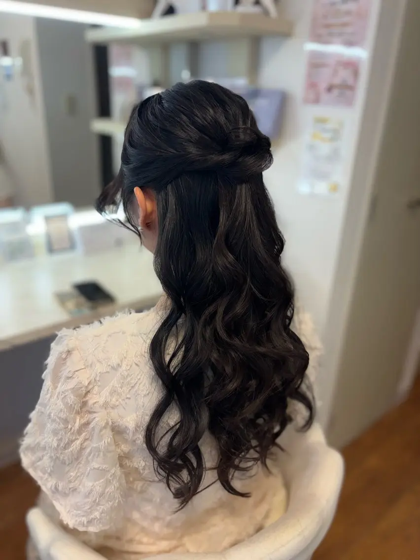 ヘアアレンジ 六本木0分ヘアセット ヘアメイクのヘアスタイル