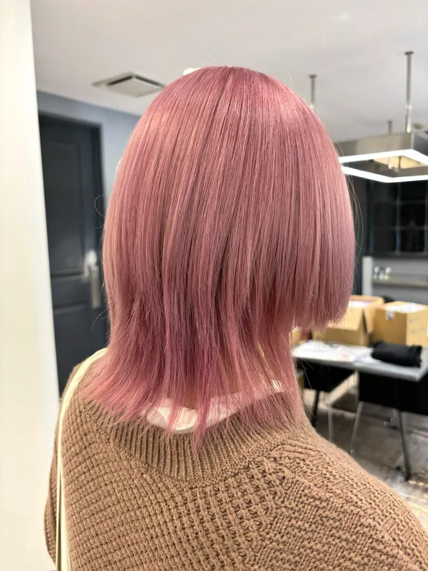 ブリーチダブルカラー🌼プチトリートメント付き!!の写真
