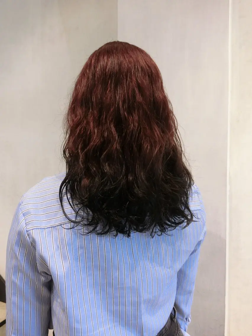 カラー iroha/ レイヤーカットモデルのヘアスタイル