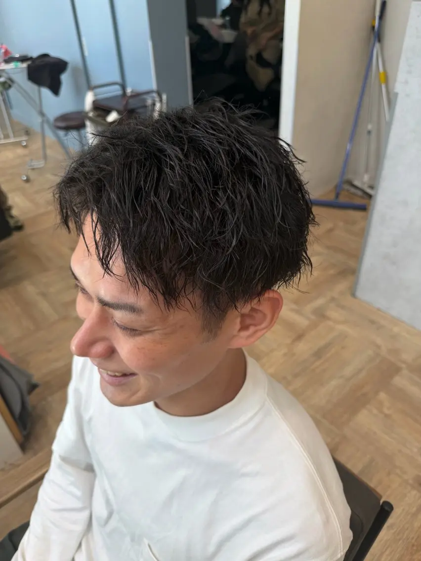 パーマ メンズ メンズパーマ カット パーマ AVANCE. 玉置日向我のヘアスタイル