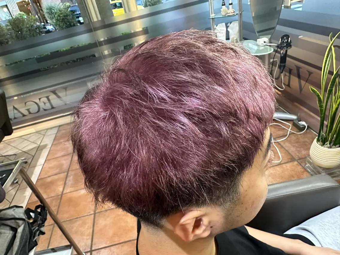 ショート カラー ブラウンカラー ピンクカラー ヘアカラー トリートメント 🌸髪質改善🌸 Shuhei🗝♠のヘアスタイル