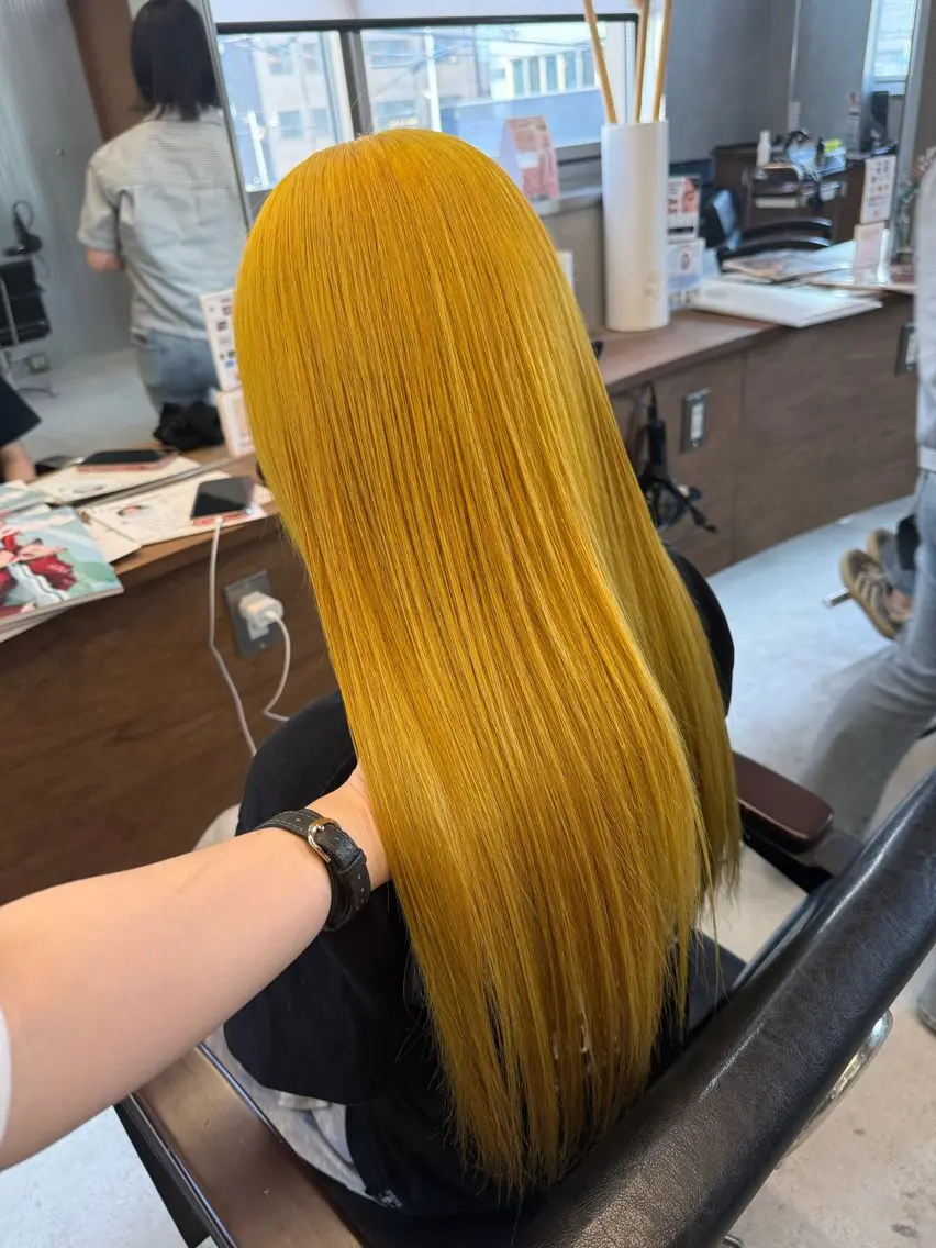 ロング ヘアカラー ♡noa/ボブ ナチュラルカラー♡のヘアスタイル
