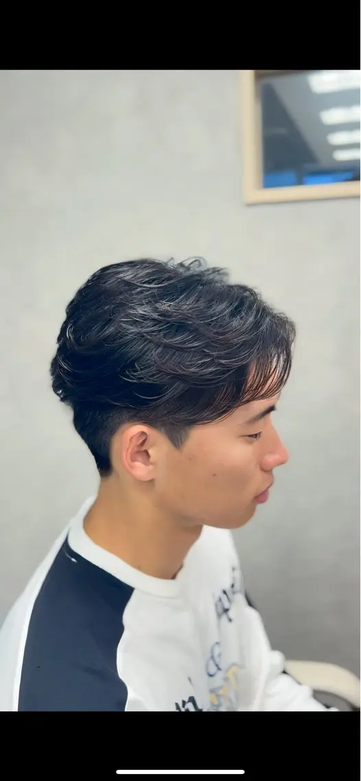 ショート パーマ メンズ メンズパーマ ニュアンスパーマ カット パーマ トリートメント 🔮メンズ縮毛矯正 メンズパーマ💎竹永のヘアスタイル