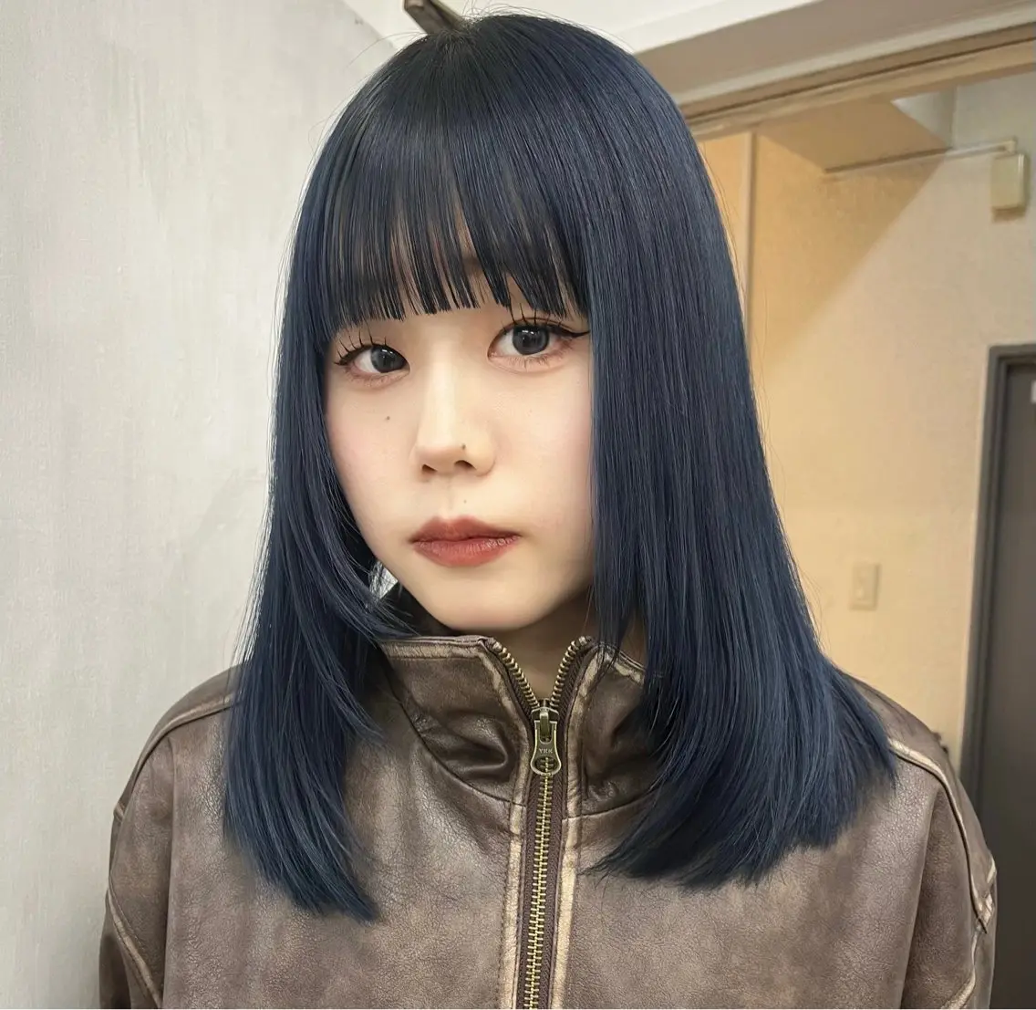 【髪質改善ストレート】+【似合わせカット】+【トリートメント】🫧(ブリーチ毛対応ok)☔️湿気対策オススメ☔️の写真