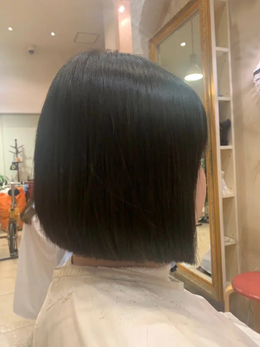 ショート カラー パーマ ヘアアレンジ ボブ 美艶ボブ イシイのヘアスタイル