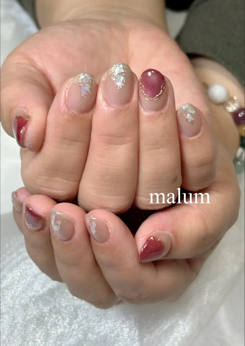 ネイル ハンドネイル malum nailのネイルデザイン
