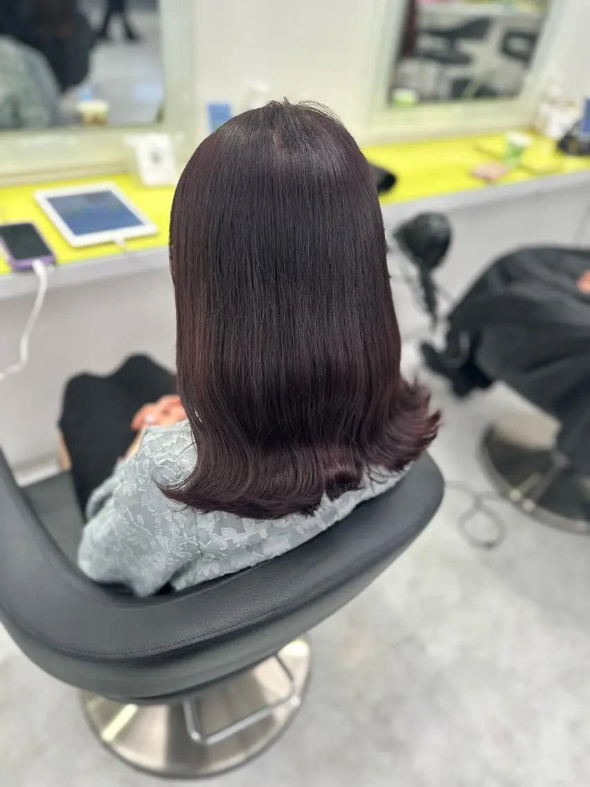 ミディアム カラー ラベンダーカラー ♡ダブルカラー特化♡ miyuのヘアスタイル