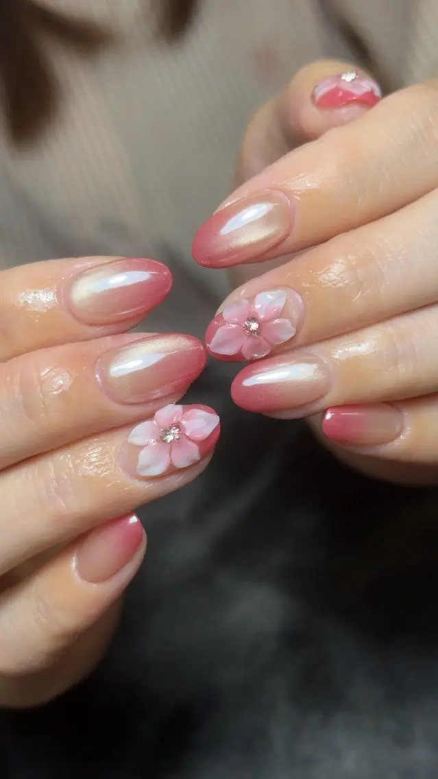 ネイル 持ち込み ワンホンネイル ハンドネイル AKIKO NAILのネイルデザイン
