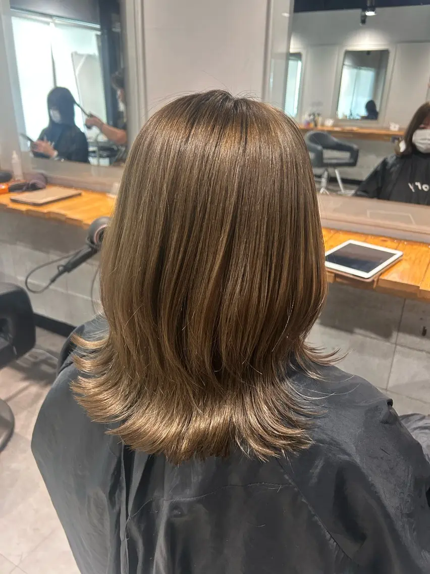 ロング ヘアカラー ヘッドスパ レイヤーStyle 🪽菜々実のヘアスタイル