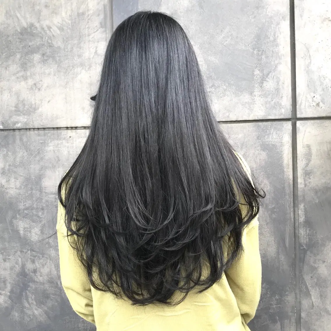 ロング カラー ヨシンモリ ムルギョル巻き 韓国風ヘア レイヤーカット シースルーバング K-POP好き美容師 🇰🇷Kai.Yのヘアスタイル