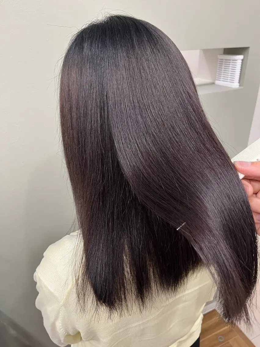 セミロング 髪質改善 muk hair篠村 髪質改善/完全個室のヘアスタイル