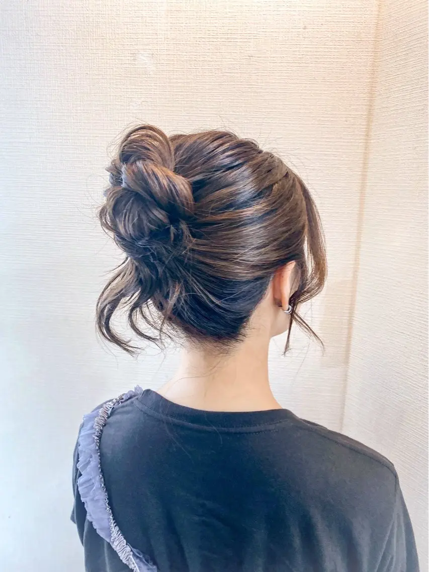 ヘアアレンジ ヘアセット hair make もりした ゆうのヘアスタイル