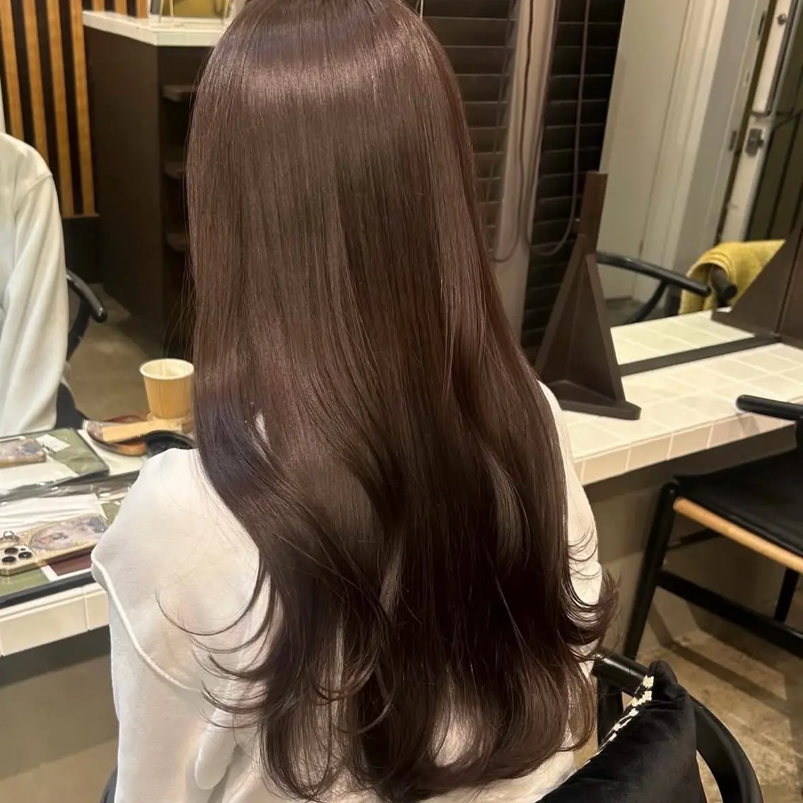 ロング カラー ヘアカラー 透明感/ 暖色カラーミウのヘアスタイル