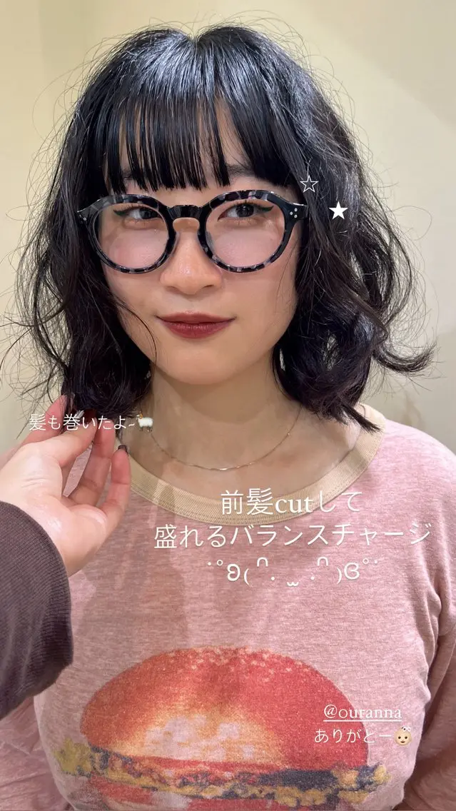 ミディアム カットモデル募集🤍 🐇anzuのヘアスタイル