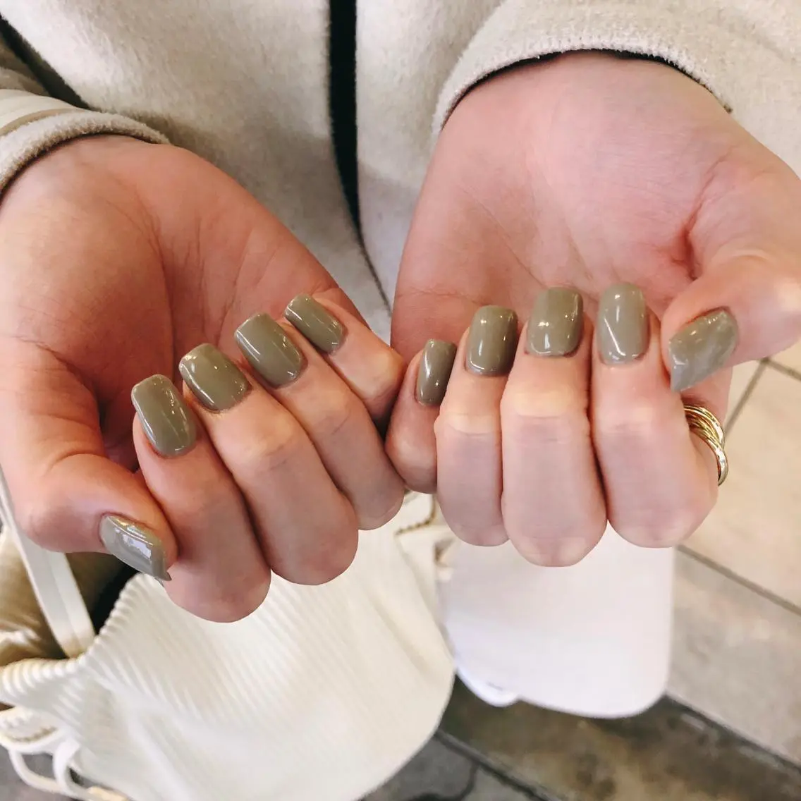 ネイル グリーン nail salon midpointのネイルデザイン
