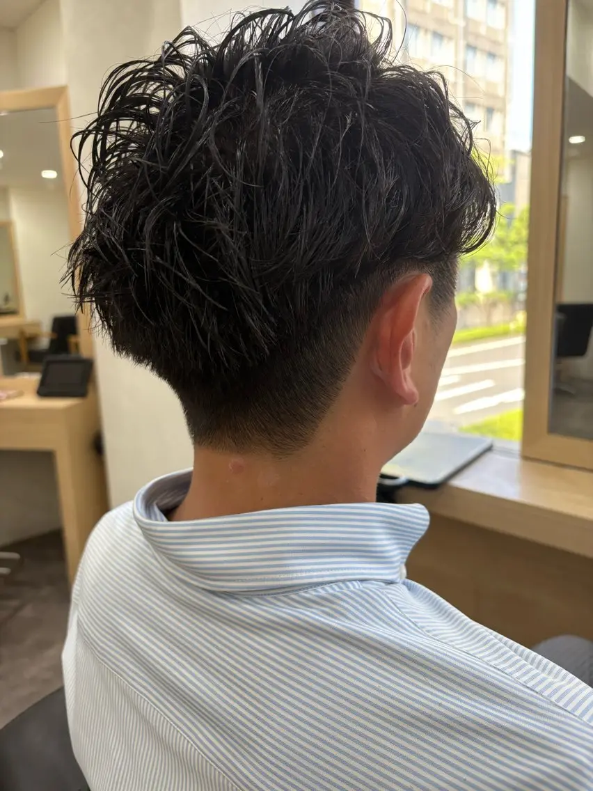 ショート メンズ カット パーマ (kakko )のヘアスタイル