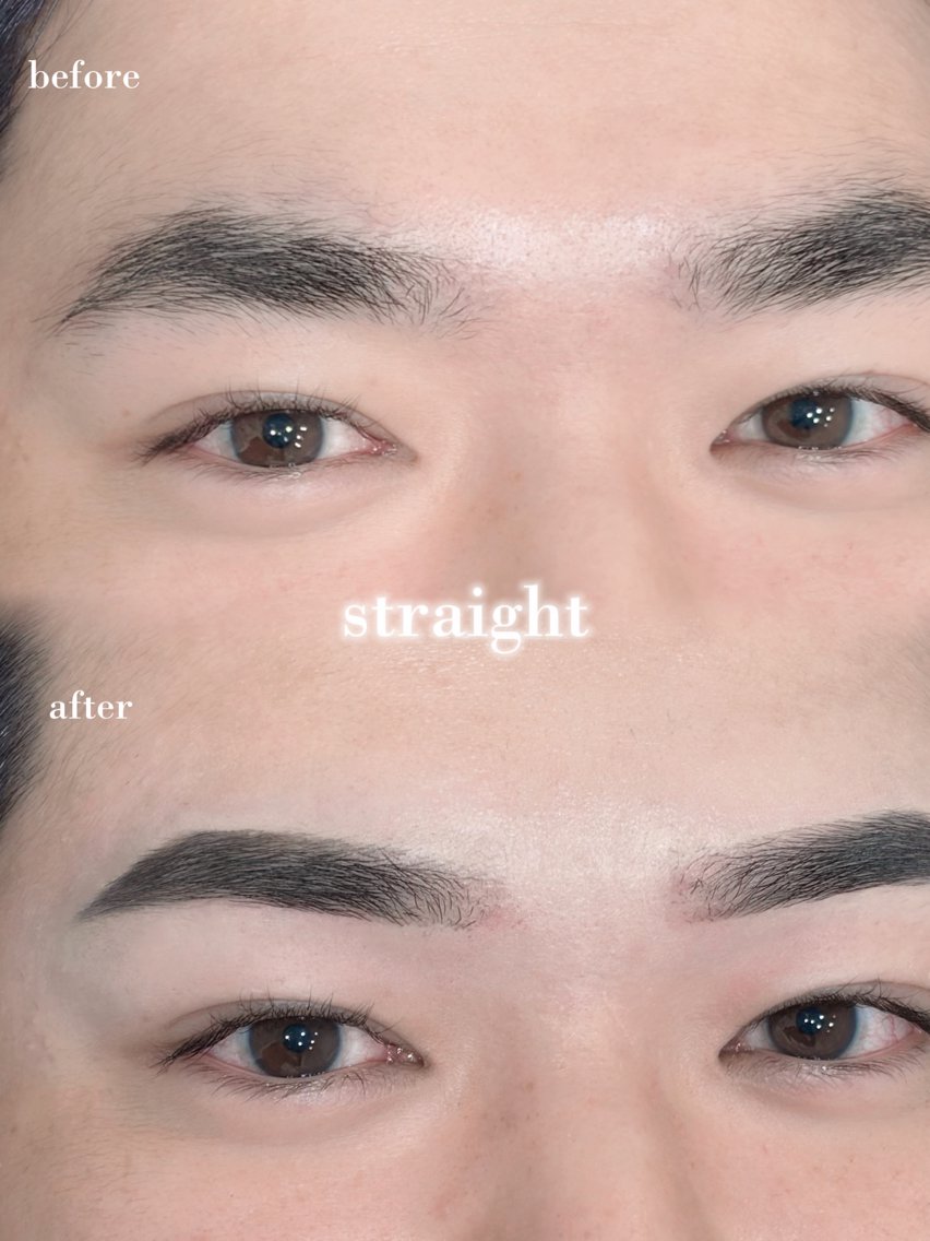 【メンズ】眉毛wax(スタイリング.メイク込み)の写真