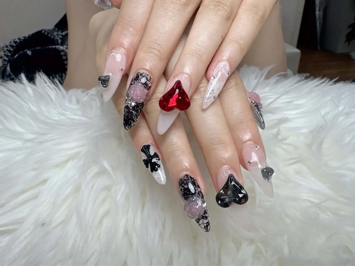 ネイル 韓国ネイル 水色 マグネットネイル ニュアンスネイル オフィスネイル ハンドネイル Hana Rose Nailのネイルデザイン