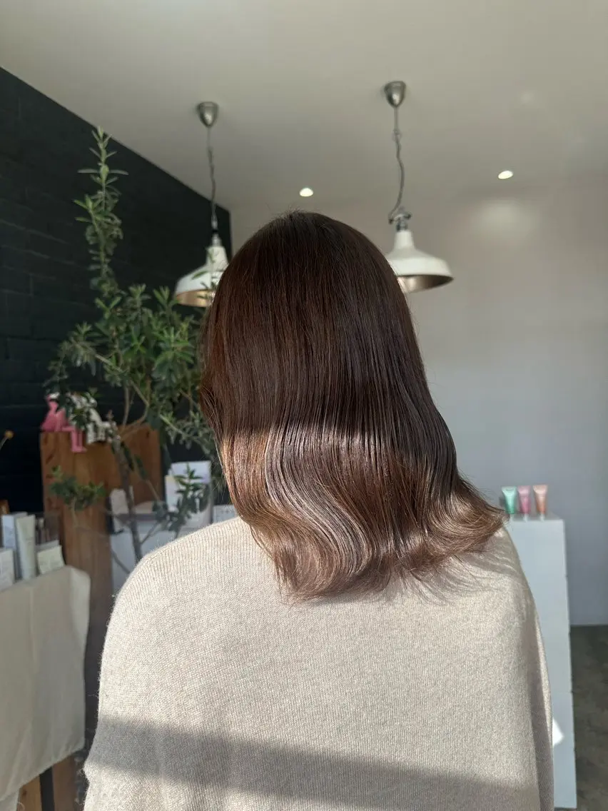 ミディアム カラー ブラウンカラー ヘアカラー 2do Yu-kiのヘアスタイル