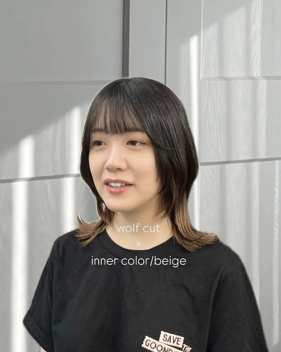 ミディアム INORI @de2poのヘアスタイル