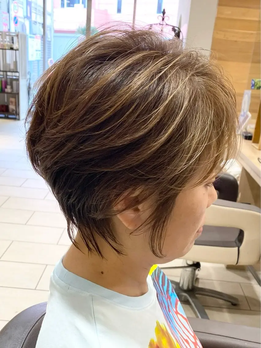 ショート カット ヘアカラー トリートメント プログレス 東久留米店のヘアスタイル