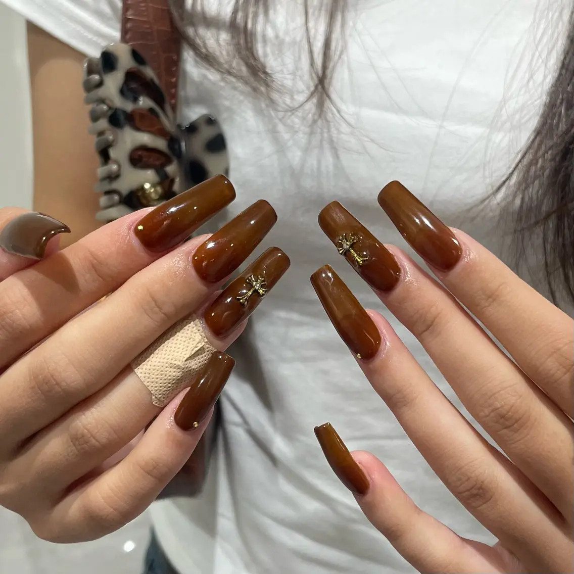 ネイル ハンドネイル IROHA NAIL Kurumi🪽🫧のネイルデザイン