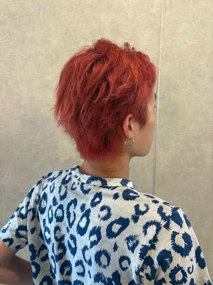 カラー メンズ 町山 すみれのヘアスタイル