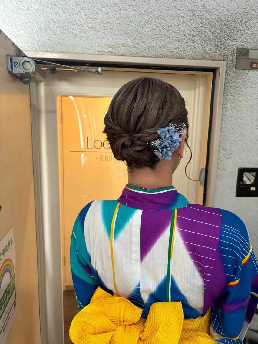 ヘアアレンジ 着付け eye.hair　◎ akiのマツエク・マツパデザイン