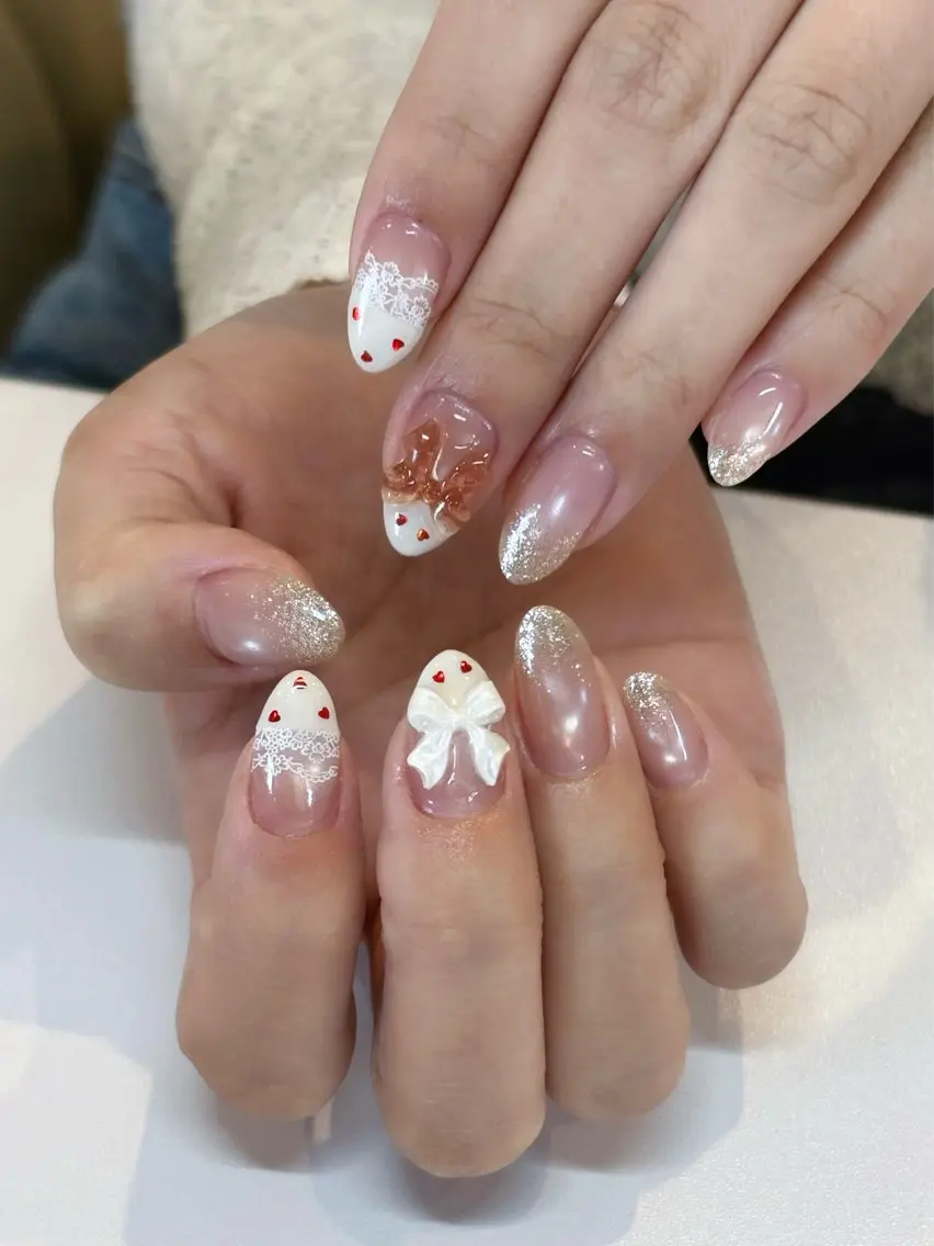 ネイル ハンドネイル ハンドケア KARIN🦢 韓国⌇ワンホンネイルのネイルデザイン