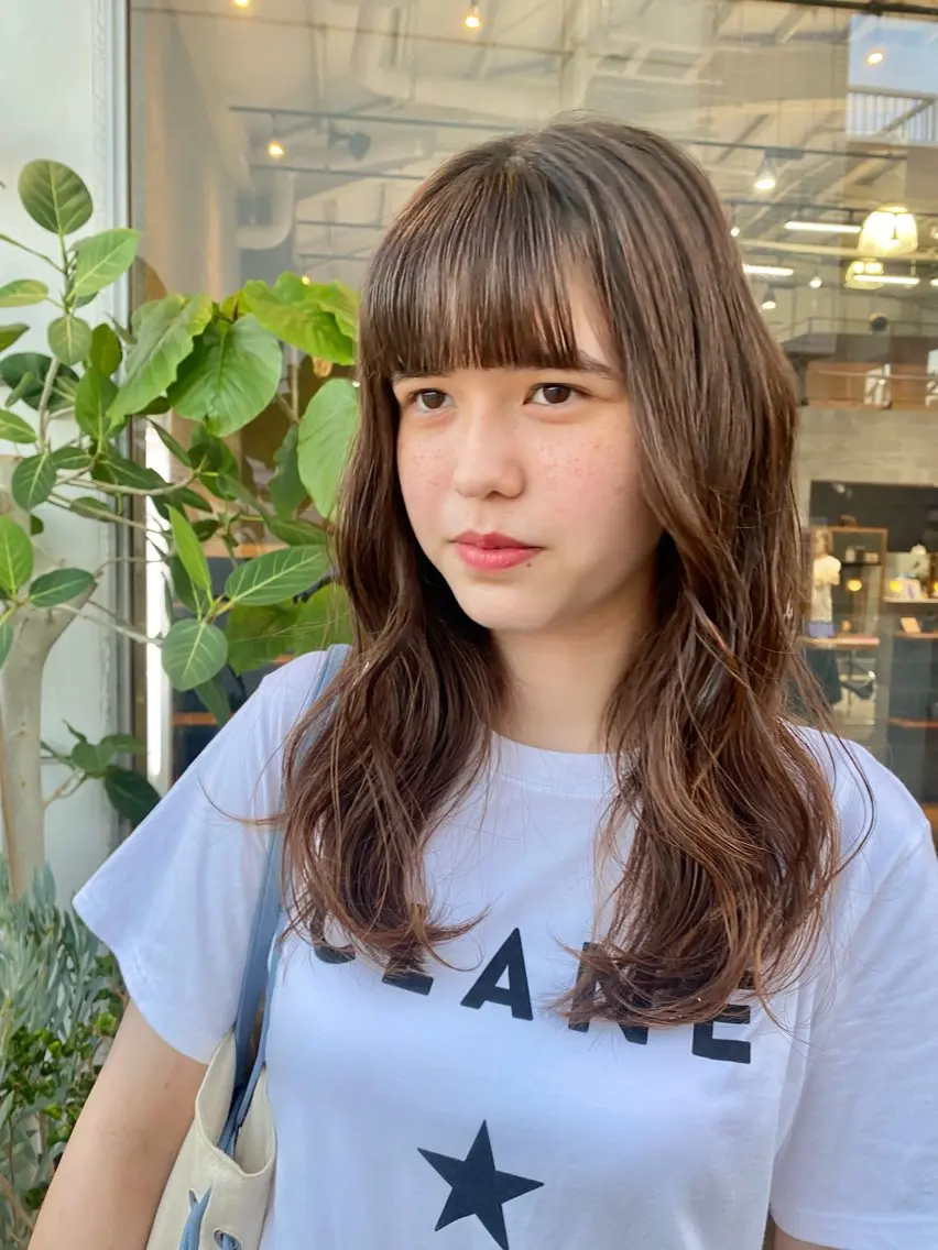 ロング カラー ヒラノホナミ 🫧透ける艶髪🫧のヘアスタイル
