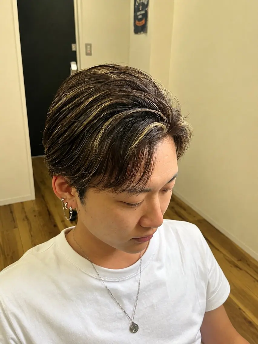 ✂️メンズカット+ハイライト🍋🤍の写真