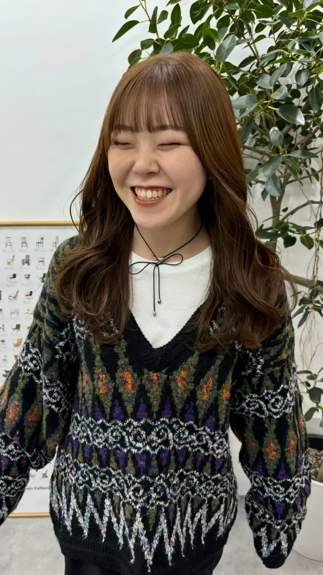 ロング ヘアカラー 🌈トップデザイナー 金沢駅近nanamiのヘアスタイル