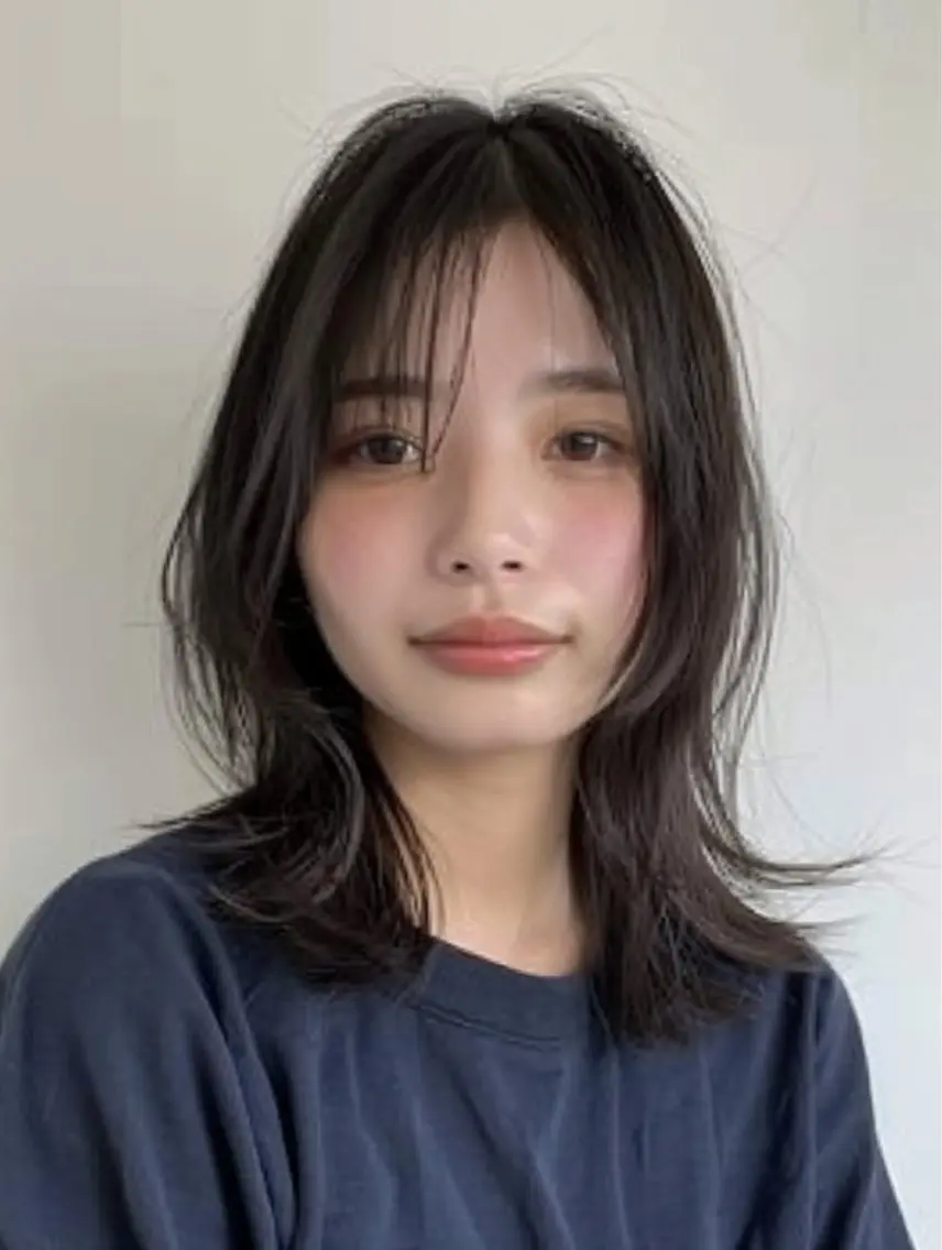 ミディアム イノウエ アイ KNACK 阿倍野のヘアスタイル