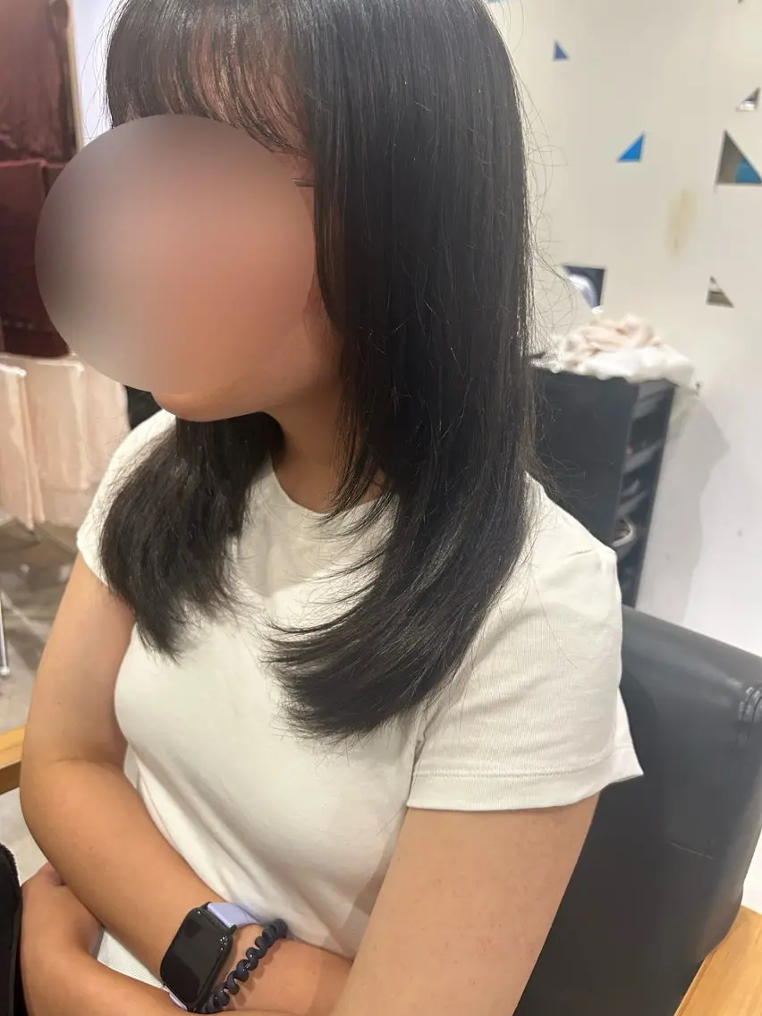 セミロング 江川 輝星のヘアスタイル