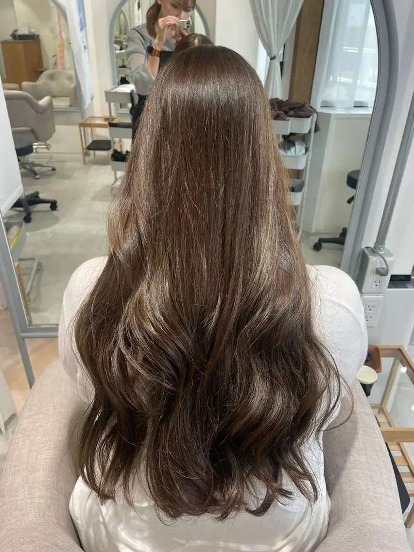 ロング 【日韓風、レイヤー】 🤍ひらい なつきのヘアスタイル