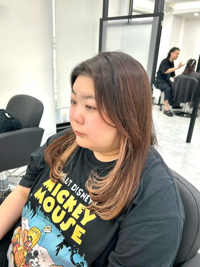 ロング カット トリートメント miku 🍑髪質改善サロンのヘアスタイル