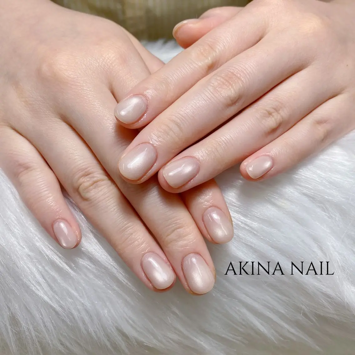 ショート 韓国風ヘア ハンドネイル ハンドケア Akina Nail 亀戸のネイルデザイン