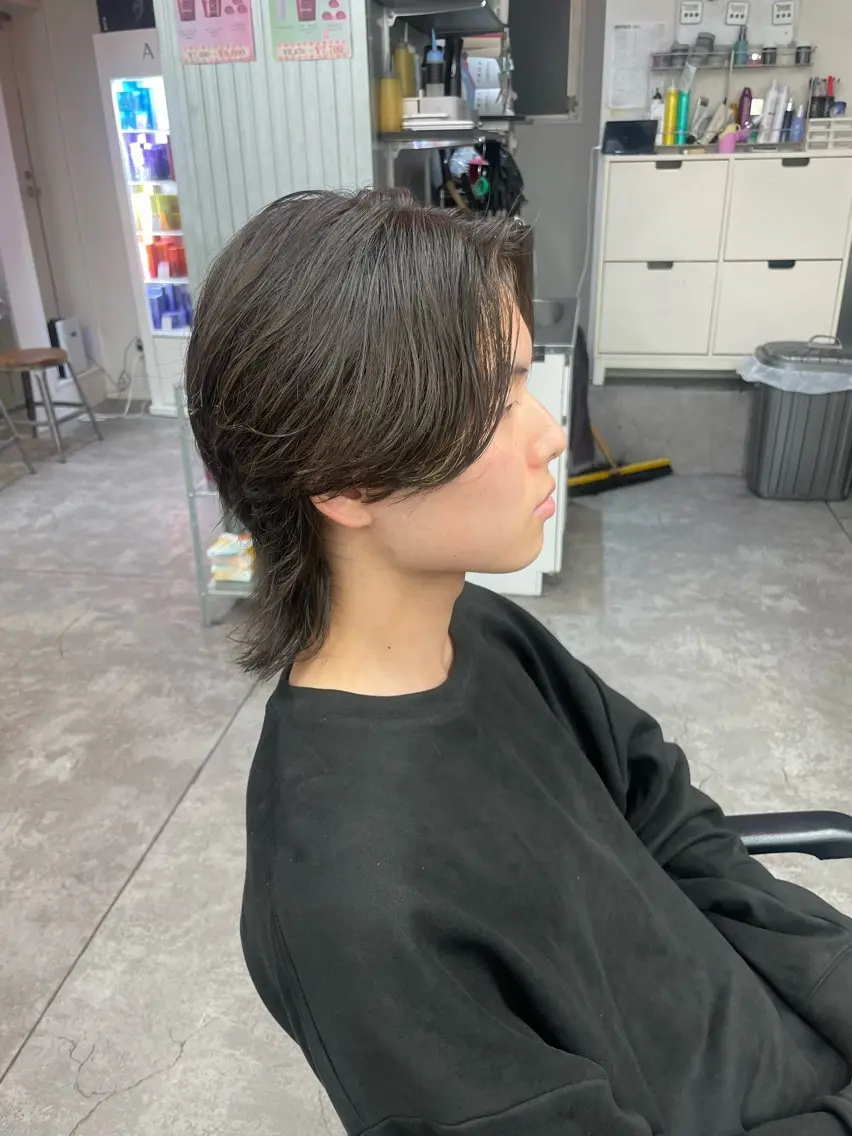 メンズ カット メンズ特化✨️ 韓国風パーマ🔥一八のヘアスタイル