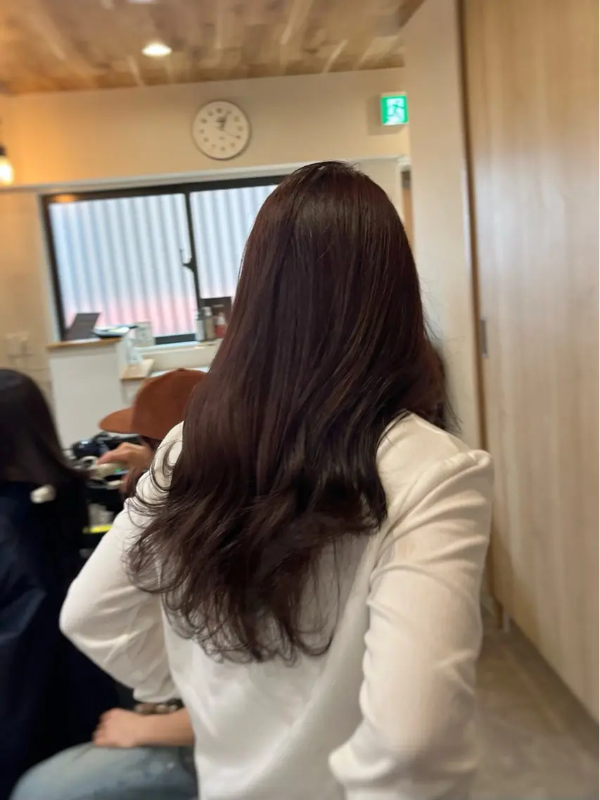 ロング カラー 下石怜子/レイヤー/ 透明感カラーのヘアスタイル