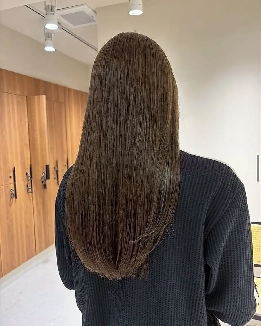 ロング 髪質改善 ヘアカラー トリートメント お悩み解決縮毛矯正 レイヤー達人柴崎大樹のヘアスタイル